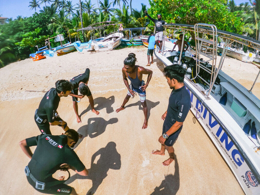 Boat dives in two dive sites