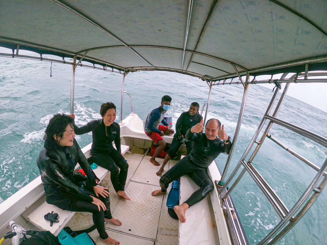 One boat dive with photos